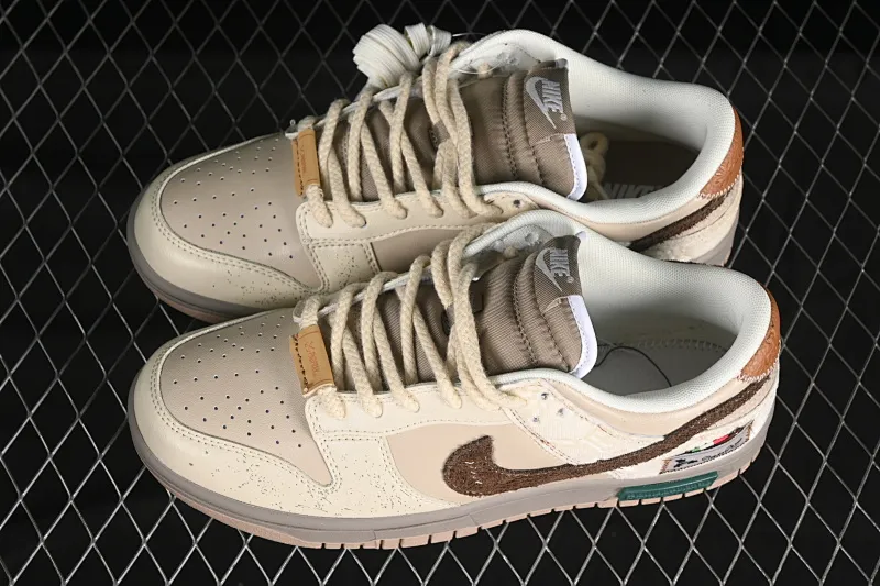 All Categories Nk SB Dunk Series Nk SB Dunk Low Low-top sneakers Nike Dunk Low Panda Prank Winter Dream Romance Royal Beige Low-top casual sneakers HQ1175-240